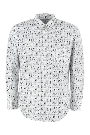 Camicia in cotone stampato - Comme des Garçons SHIRT x Kaws-0